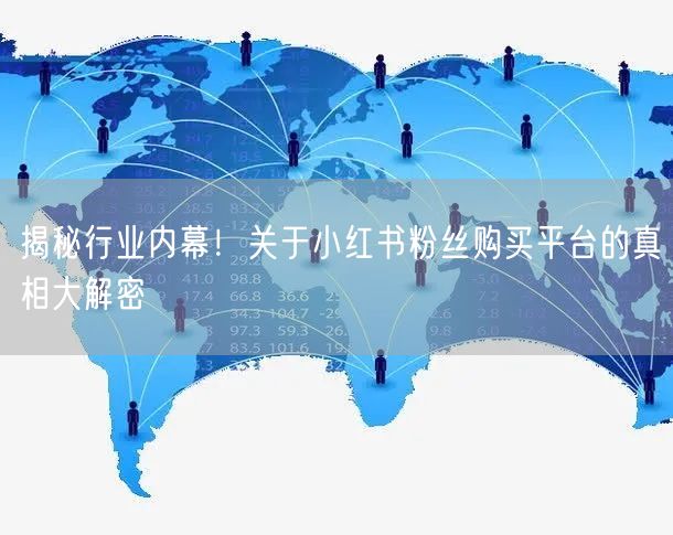 揭秘行业内幕！关于小红书粉丝购买平台的真相大解密